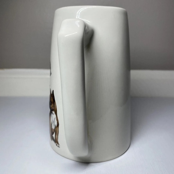 Edwin Megargee Signed Dog & Dragonfly Mug Coffee Cup Boxer, Scottie Springer - Picture 4 of 13